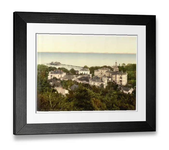 Framed Print : General view, Heringsdorf (i. e. Seebad Heringsdorf) Pommera Framed Print : General view, Heringsdorf (i. e. Seebad Heringsdorf) Pommera