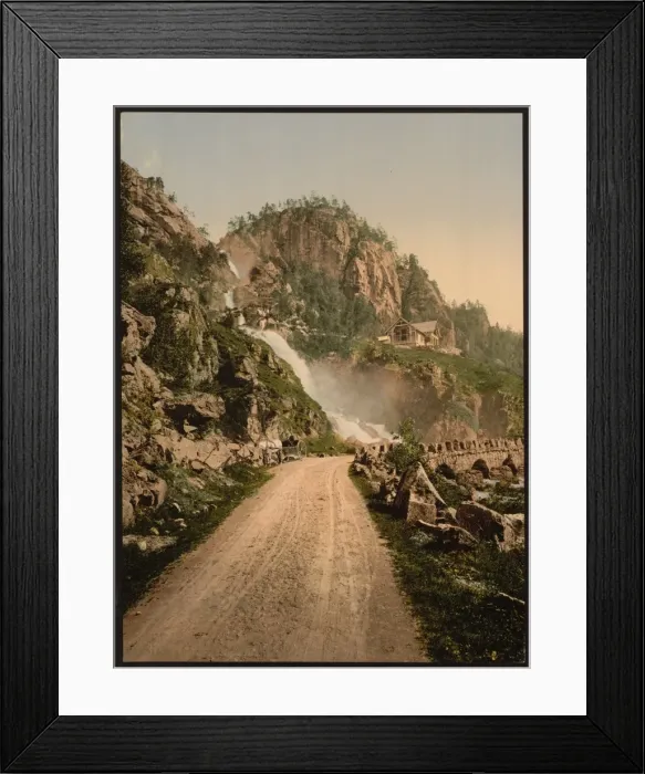Framed Print : Laatefos, Odde (i. e. Odda), Hardanger Fjord, Norway Framed Print : Laatefos, Odde (i. e. Odda), Hardanger Fjord, Norway