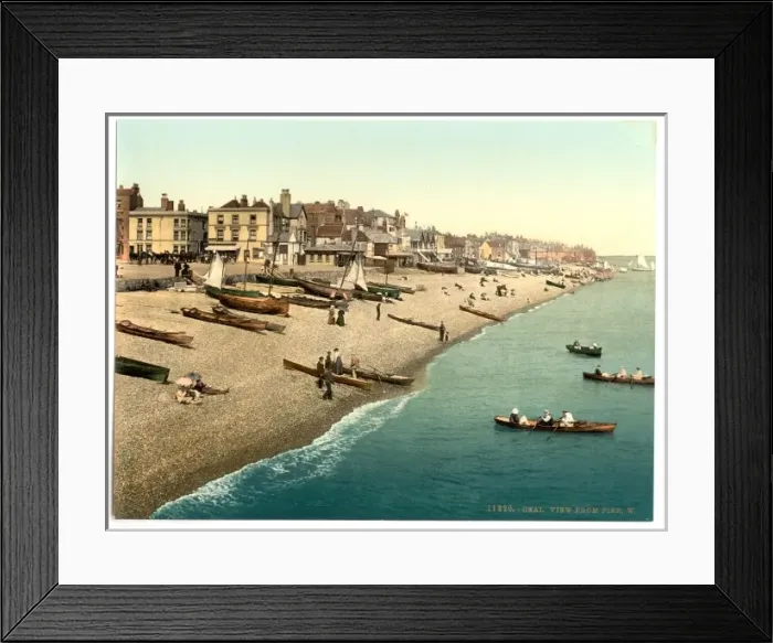 Framed Print : View from pier W, Deal, England Framed Print : View from pier W, Deal, England