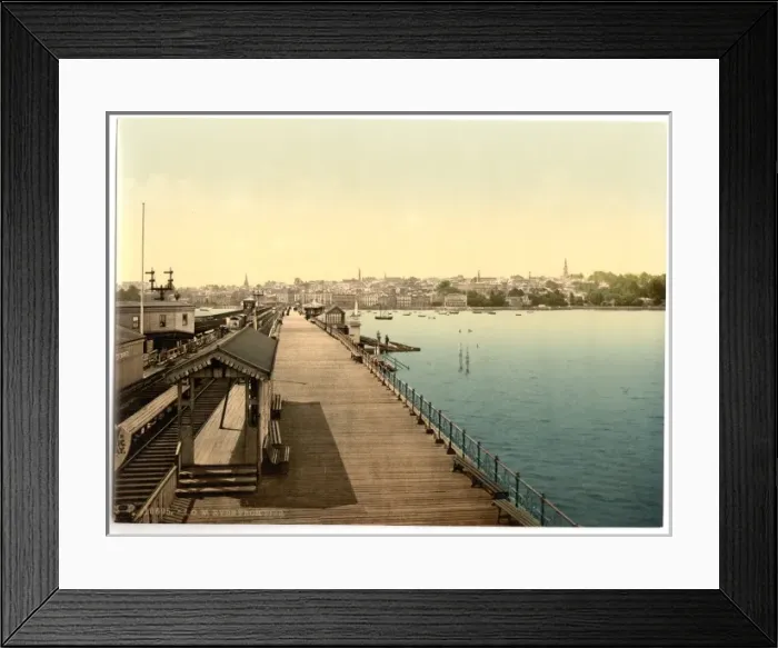 Framed Print : Ryde, from pier, Isle of Wight, England Framed Print : Ryde, from pier, Isle of Wight, England