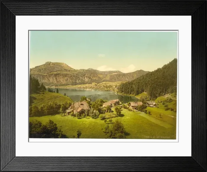 Framed Print : St. Gilgen, towards the Zwolferhorn, Upper Austria, Austro-H Framed Print : St. Gilgen, towards the Zwolferhorn, Upper Austria, Austro-H