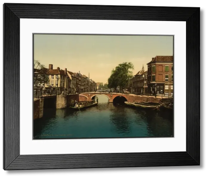 Framed Print : The Spui (canal), Hague, Holland Framed Print : The Spui (canal), Hague, Holland