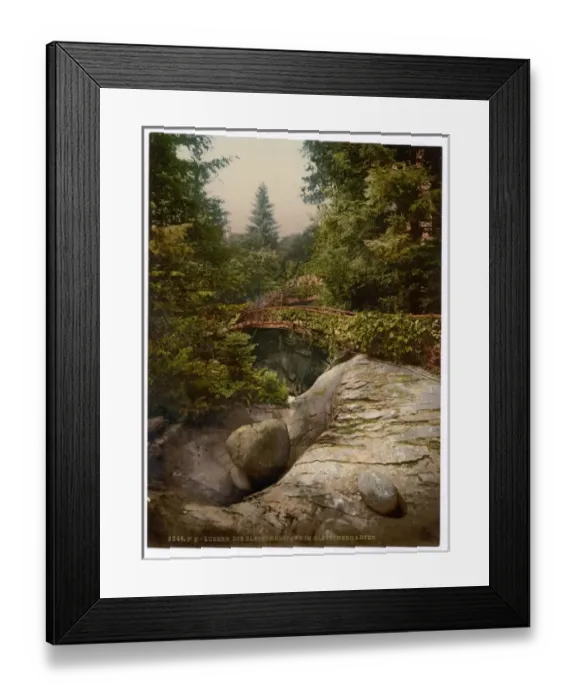 Framed Print : Glacier Garden, the pots, Lucerne, Switzerland Framed Print : Glacier Garden, the pots, Lucerne, Switzerland