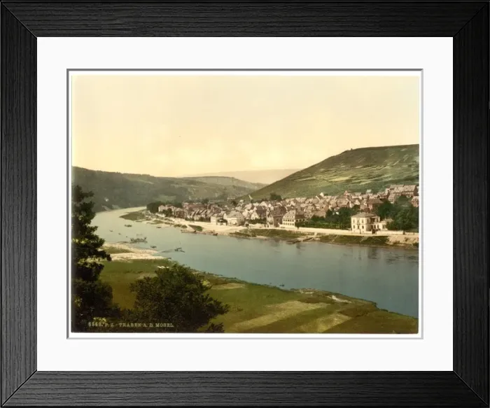 Framed Print : Traben, Moselle, valley of, Germany Framed Print : Traben, Moselle, valley of, Germany