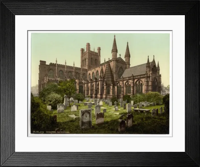Framed Print : The cathedral, Chester, England Framed Print : The cathedral, Chester, England