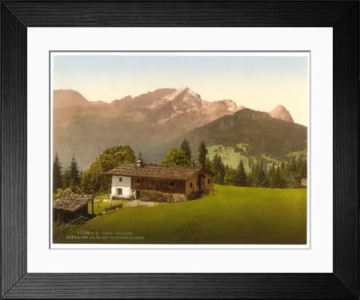 Framed Print : Eckbauer Alp, Partenkirchen, Upper Bavaria, Germany Framed Print : Eckbauer Alp, Partenkirchen, Upper Bavaria, Germany