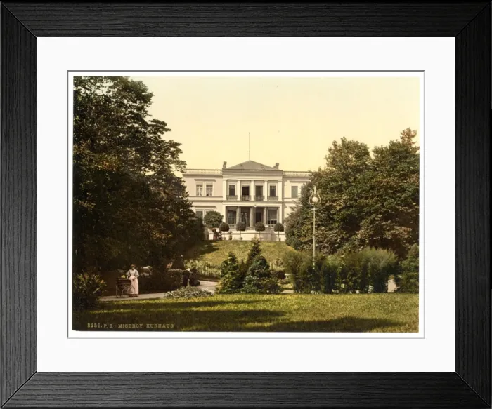 Framed Print : Kurhaus, Misdroy, Pommeraina, Germany (i. e. Miedzyzdroje Framed Print : Kurhaus, Misdroy, Pommeraina, Germany (i. e. Miedzyzdroje