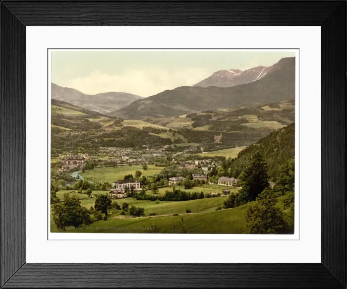 Framed Print : Reichenau, general view, Lower Austria, Austro-Hungary Framed Print : Reichenau, general view, Lower Austria, Austro-Hungary