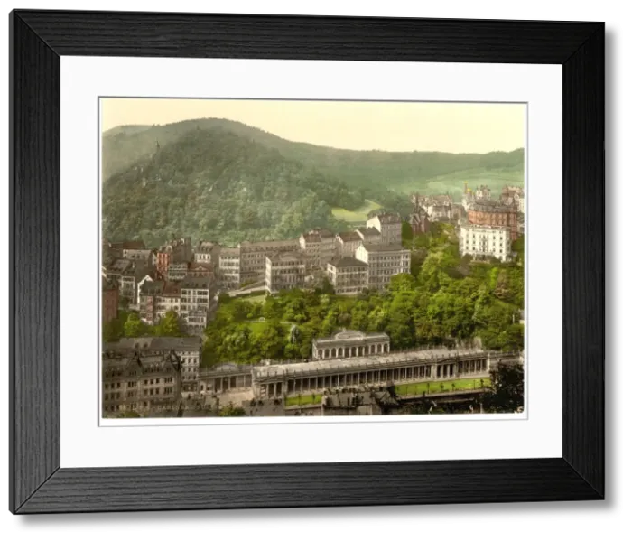 Framed Print : Schlossberg, Carlsbad, Bohemia, Austro-Hungary Framed Print : Schlossberg, Carlsbad, Bohemia, Austro-Hungary
