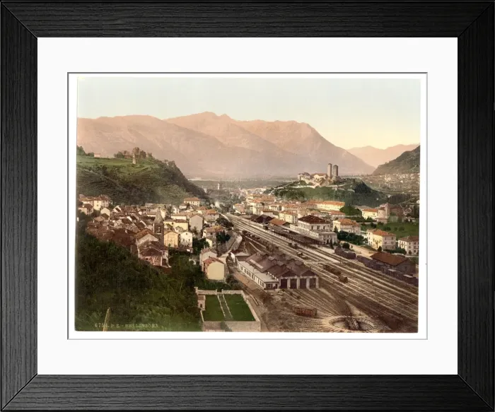 Framed Print : Lugano, Bellinzona, Tessin, Switzerland Framed Print : Lugano, Bellinzona, Tessin, Switzerland