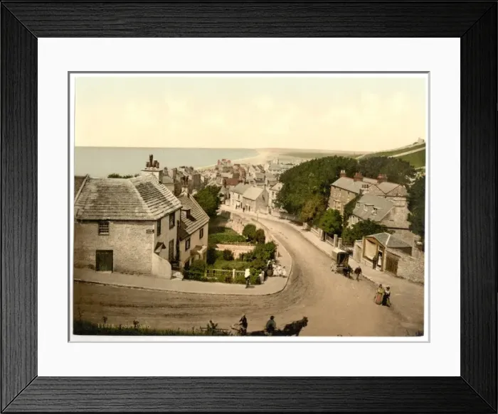 Framed Print : General view, Portland, England Framed Print : General view, Portland, England