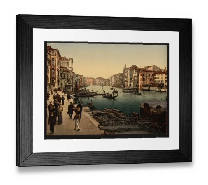 Framed Print : The Grand Canal, view II, Venice, Italy Framed Print : The Grand Canal, view II, Venice, Italy