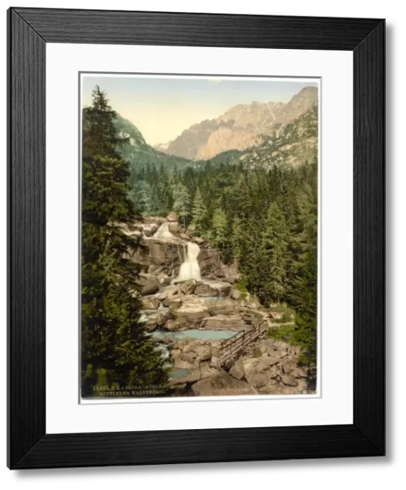 Framed Print : Great Kohlbach, Middle Waterfall, Tatra, Austro-Hungary Framed Print : Great Kohlbach, Middle Waterfall, Tatra, Austro-Hungary