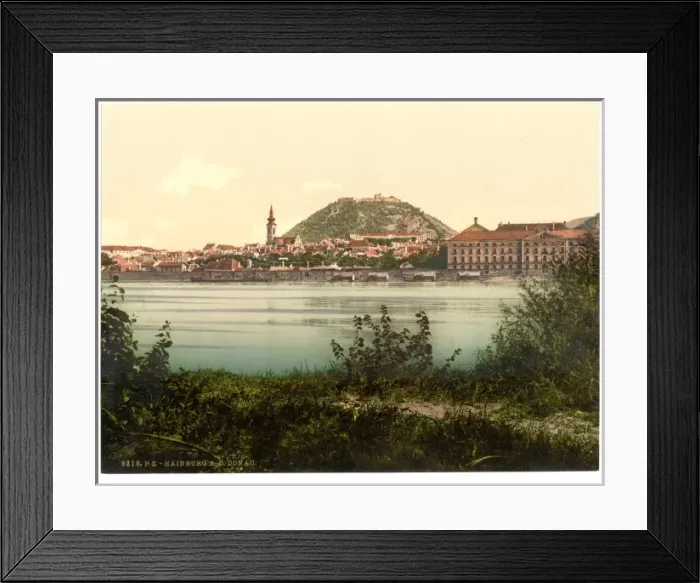 Framed Print : Hainburg, Lower Austria, Austro-Hungary Framed Print : Hainburg, Lower Austria, Austro-Hungary