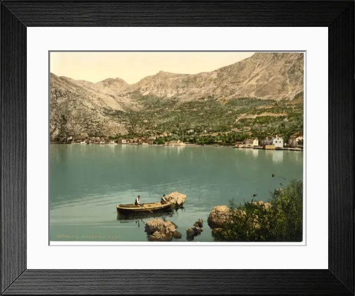 Framed Print : Risano, from the sea, Dalmatia, Austro-Hungary Framed Print : Risano, from the sea, Dalmatia, Austro-Hungary