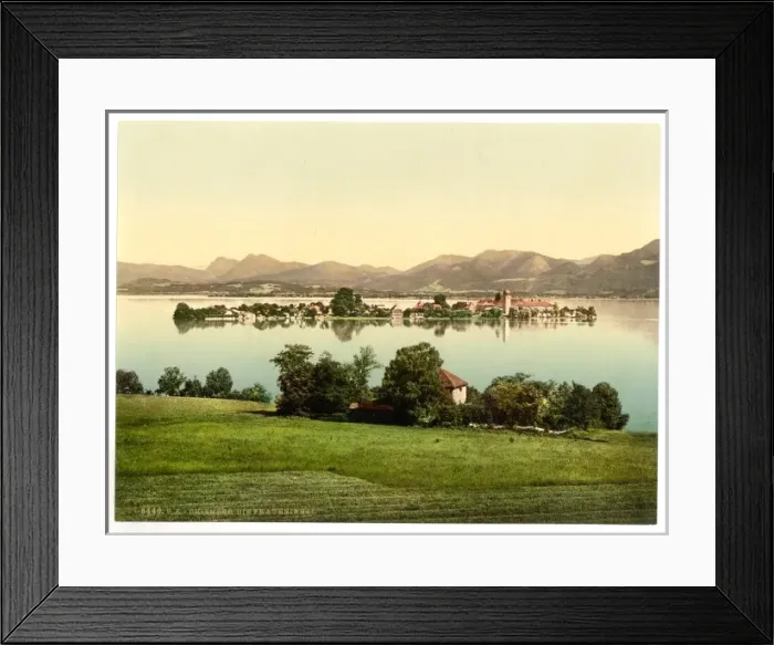 Framed Print : Fraueninsel, Chiemsee, Upper Bavaria, Germany Framed Print : Fraueninsel, Chiemsee, Upper Bavaria, Germany