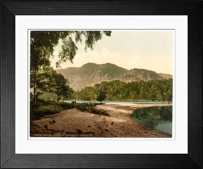 Framed Print : Silver Strand and Ben Venue, Trossachs, Scotland Framed Print : Silver Strand and Ben Venue, Trossachs, Scotland
