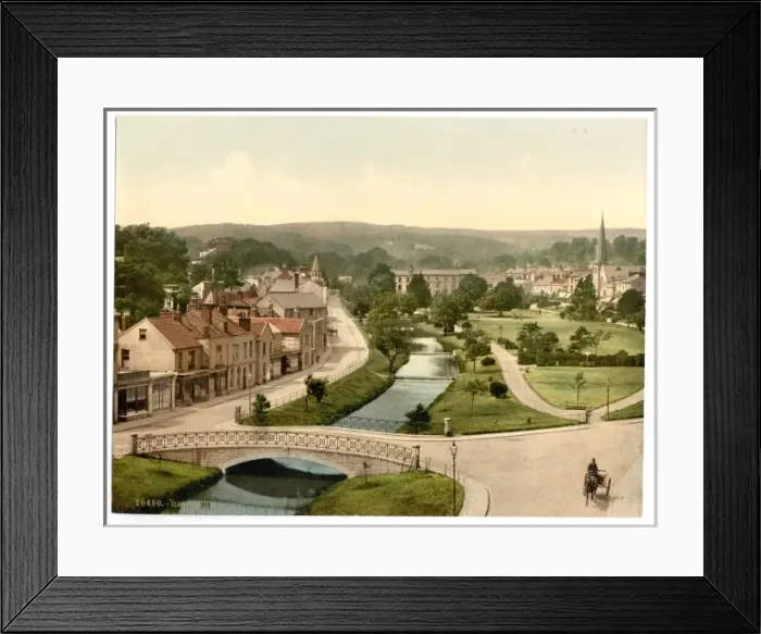 Framed Print : General view from cascade, Dawlish, England Framed Print : General view from cascade, Dawlish, England