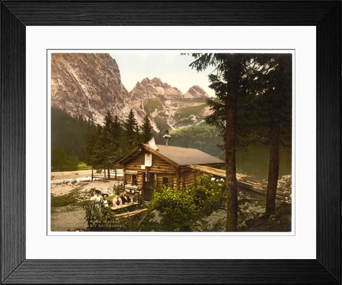Framed Print : Angerhutte and Hockwanner, Hinterrainthal, Upper Bavaria, Ge