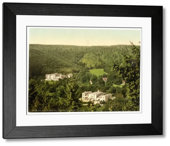 Framed Print : Spring House and Hartzburghof, Harzburg, Hartz, Germany Framed Print : Spring House and Hartzburghof, Harzburg, Hartz, Germany