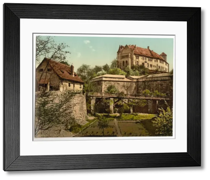 Framed Print : Castle, (west side), Nuremberg, Bavaria, Germany Framed Print : Castle, (west side), Nuremberg, Bavaria, Germany