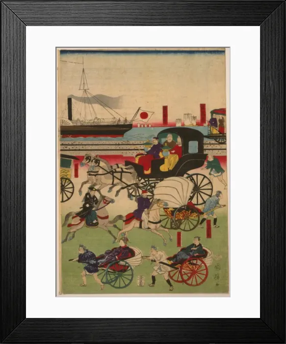 Framed Print : Display of vehicles in Takanawa, Tokyo Framed Print : Display of vehicles in Takanawa, Tokyo