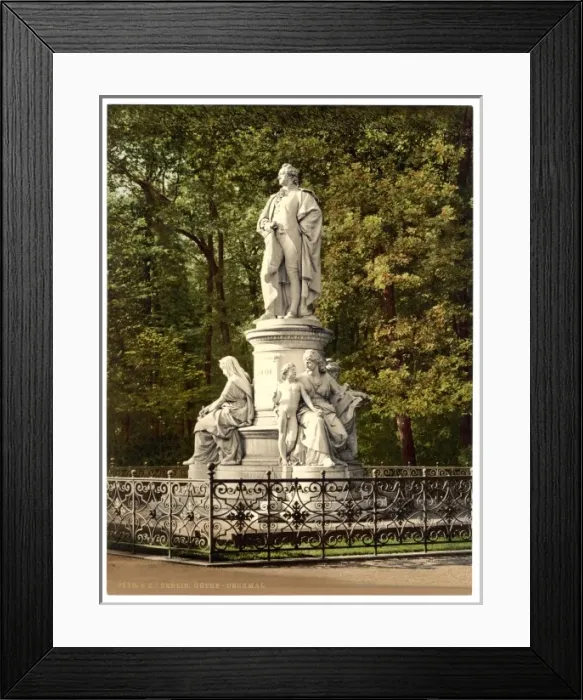 Framed Print : Goethes Memorial, Berlin, Germany Framed Print : Goethes Memorial, Berlin, Germany