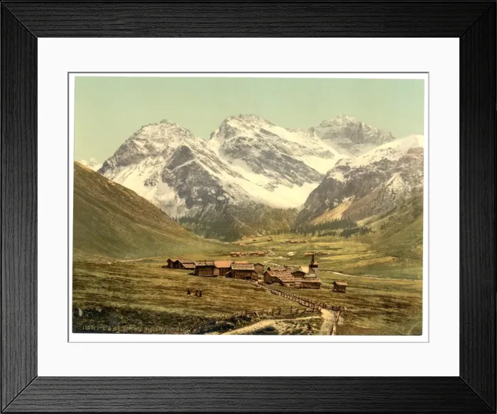 Framed Print : Upper Engadine, Sertigthal, Grisons, Switzerland Framed Print : Upper Engadine, Sertigthal, Grisons, Switzerland