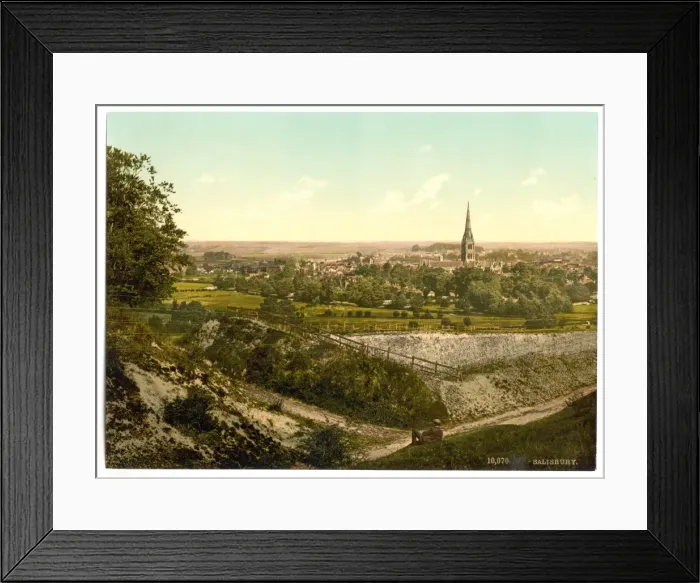 Framed Print : General view, Salisbury, England Framed Print : General view, Salisbury, England