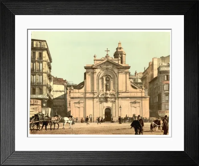 Framed Print : Church, Saint-Ferreol les Augustins, Marseille, France Framed Print : Church, Saint-Ferreol les Augustins, Marseille, France