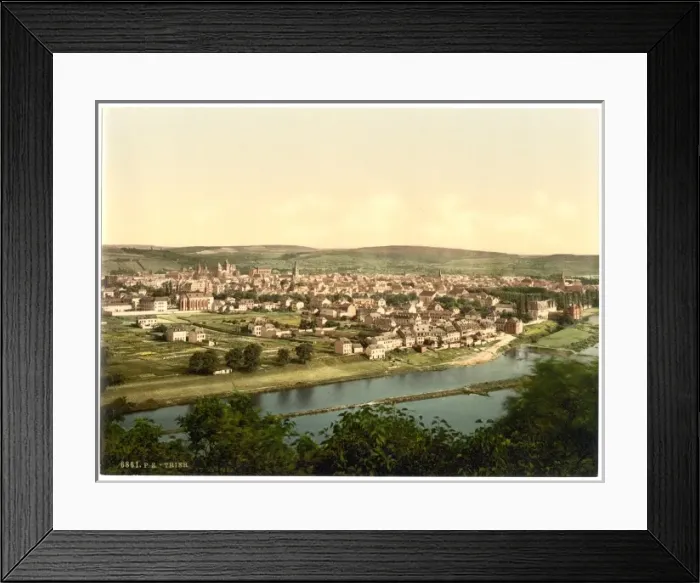 Framed Print : Trier (Treves), Moselle, valley of, Germany