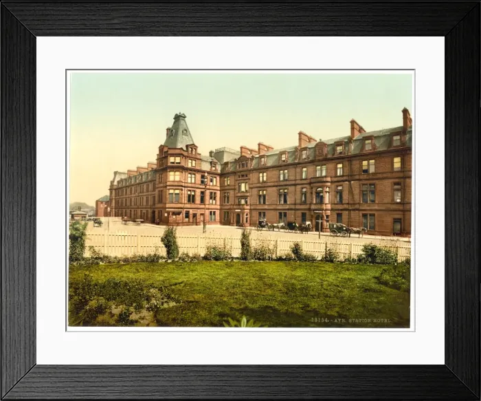 Framed Print : Station Hotel, Ayr, Scotland Framed Print : Station Hotel, Ayr, Scotland