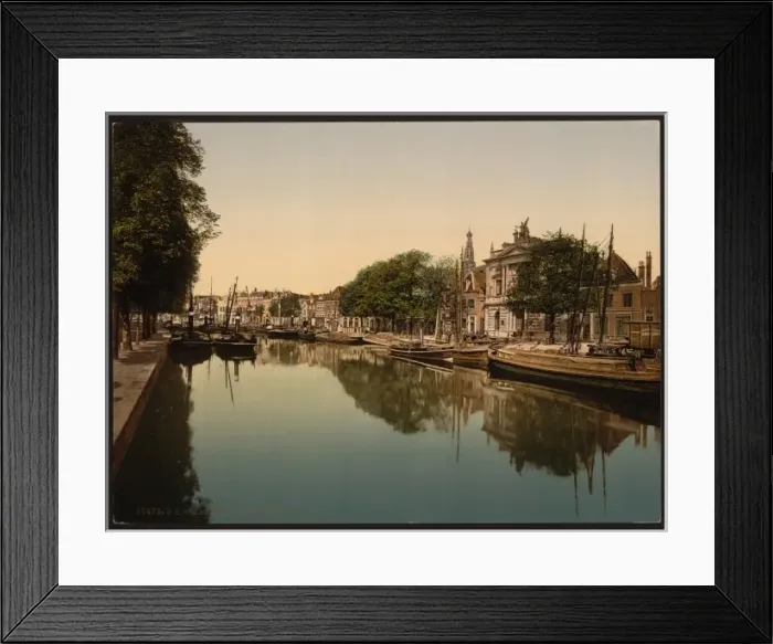 Framed Print : The Spaarne (canal), Haarlem, Holland Framed Print : The Spaarne (canal), Haarlem, Holland