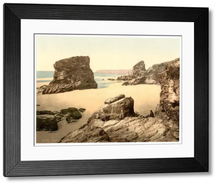 Framed Print : Bedruthan Steps, I, Cornwall, England Framed Print : Bedruthan Steps, I, Cornwall, England