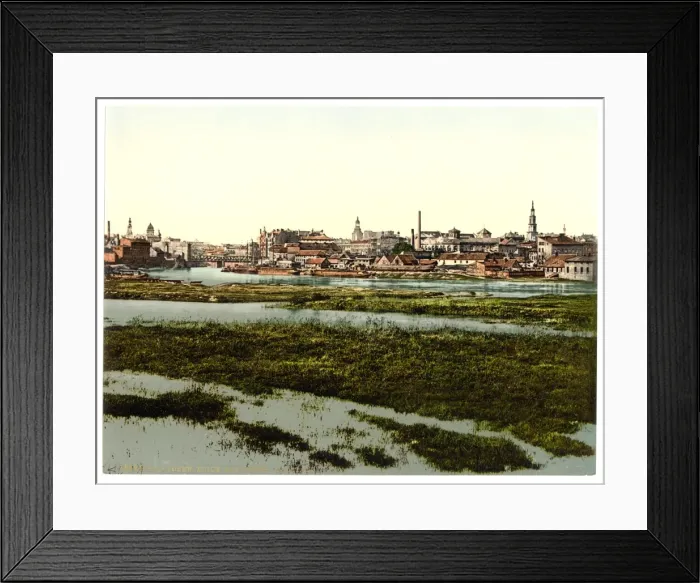 Framed Print : View of Old City, Posen, Germany (i. e. Poznan Poland) Framed Print : View of Old City, Posen, Germany (i. e. Poznan Poland)