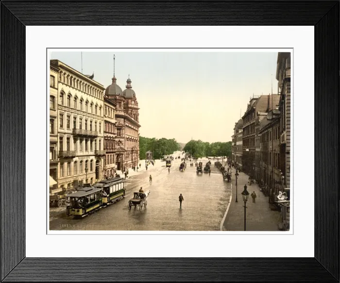 Framed Print : Dammthorstrasse, Hamburg, Germany Framed Print : Dammthorstrasse, Hamburg, Germany