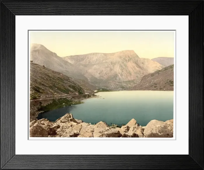 Framed Print : Lake Ogwen, Nant Francon (i. e. Nant Ffrancon) Pass, Wales Framed Print : Lake Ogwen, Nant Francon (i. e. Nant Ffrancon) Pass, Wales