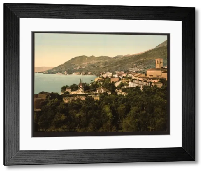 Framed Print : General view, Fasano, Lake Garda, Italy Framed Print : General view, Fasano, Lake Garda, Italy