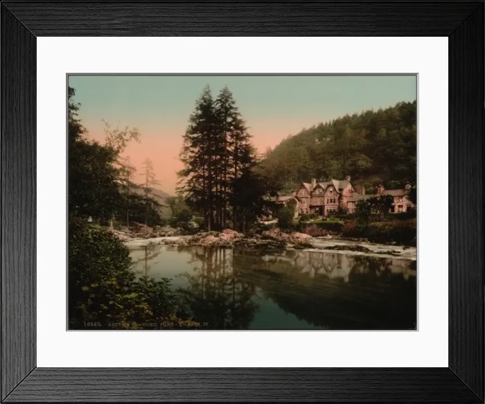 Framed Print : Pont-y-Pair IV, Bettws-y-Coed (i. e. Betws), Wales Framed Print : Pont-y-Pair IV, Bettws-y-Coed (i. e. Betws), Wales