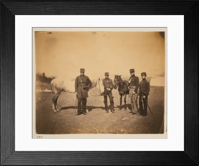 Framed Print : Mr. Gammel & friends, 39th Regiment Framed Print : Mr. Gammel & friends, 39th Regiment