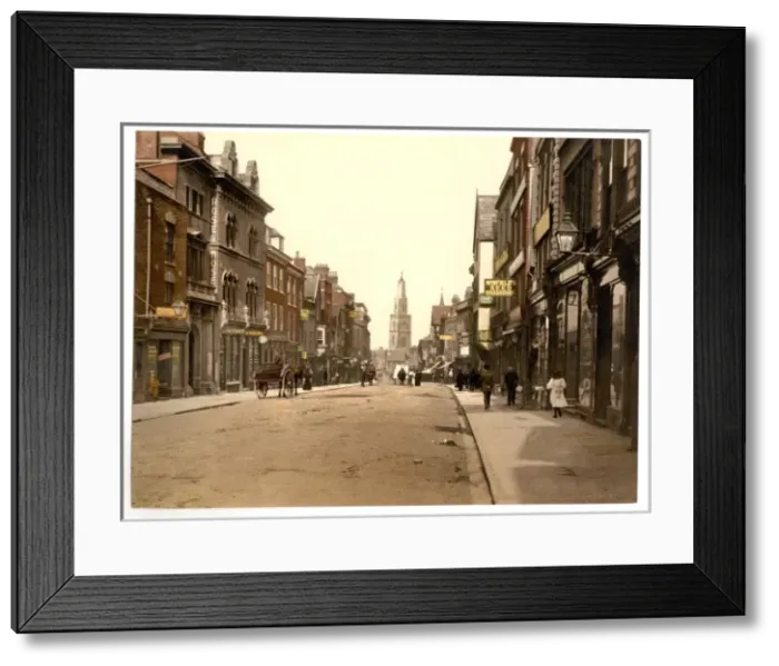 Framed Print : Westgate Street, Gloucester, England Framed Print : Westgate Street, Gloucester, England