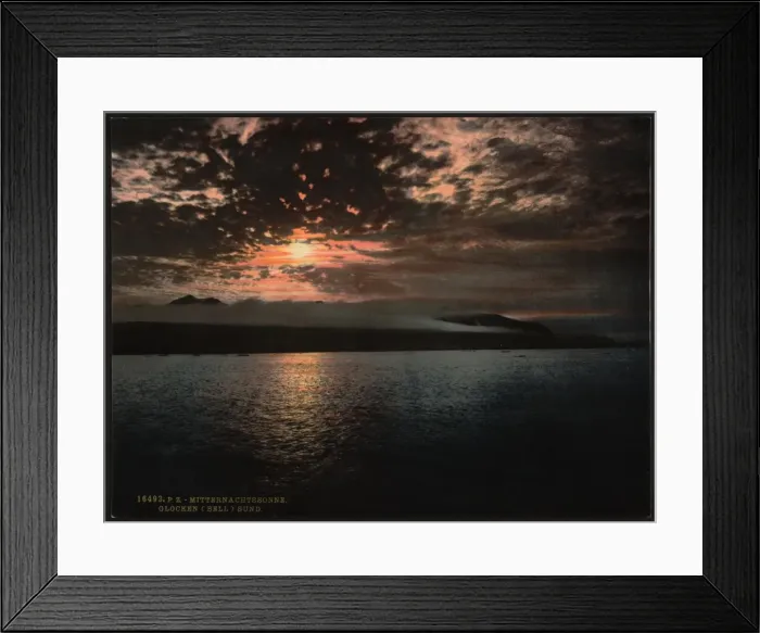 Framed Print : Midnight sun, Bell Sound, Norway Framed Print : Midnight sun, Bell Sound, Norway