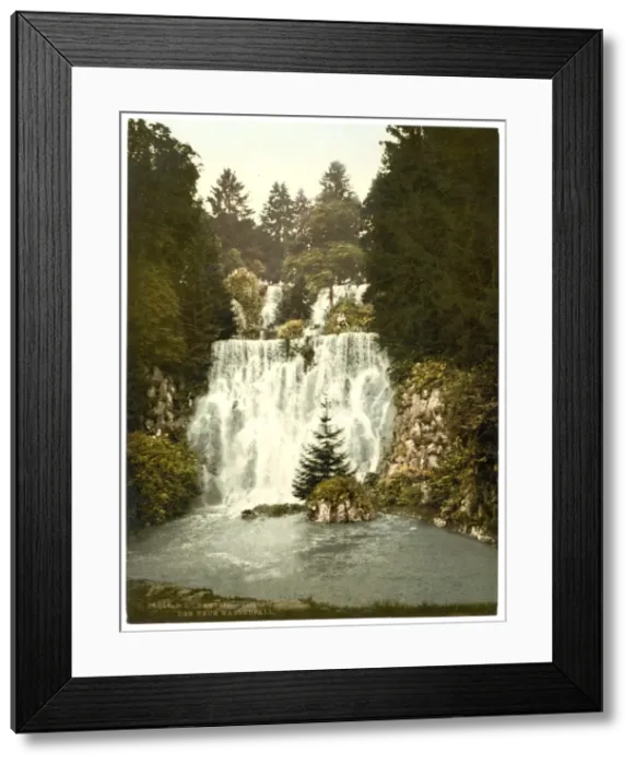 Framed Print : The New Waterfall, Wilhelmshohe, Cassel (i. e. Kassel), Hess Framed Print : The New Waterfall, Wilhelmshohe, Cassel (i. e. Kassel), Hess