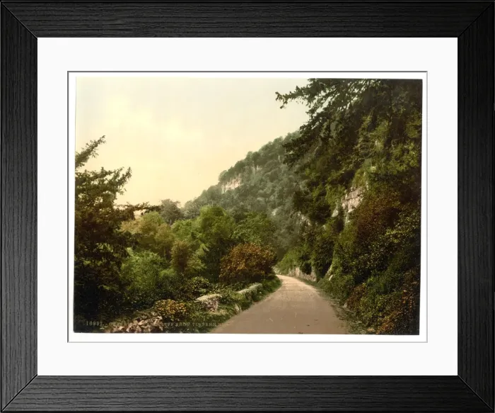 Framed Print : Wyndcliff from Tintern Road, Chepstow, England Framed Print : Wyndcliff from Tintern Road, Chepstow, England