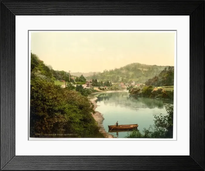 Framed Print : Vicinity of Redbrook, Monmouth, England Framed Print : Vicinity of Redbrook, Monmouth, England