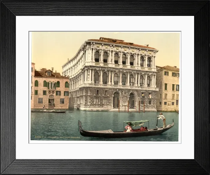 Framed Print : Pesaro Palace, Venice, Italy Framed Print : Pesaro Palace, Venice, Italy