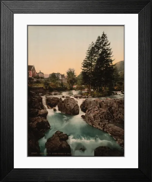 Framed Print : Pont-y-Pair II, Bettws-y-Coed (i. e. Betws), Wales Framed Print : Pont-y-Pair II, Bettws-y-Coed (i. e. Betws), Wales