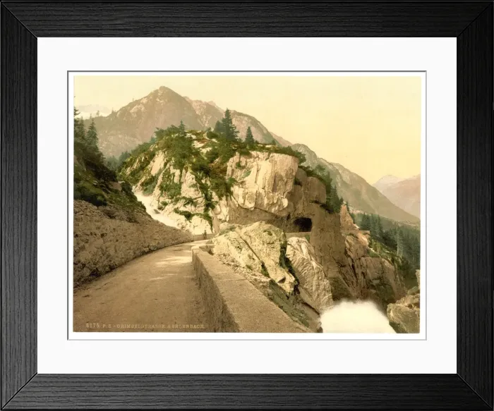 Framed Print : Grimselstrasse, Aerlenbach, Bernese Oberland, Switzerland Framed Print : Grimselstrasse, Aerlenbach, Bernese Oberland, Switzerland