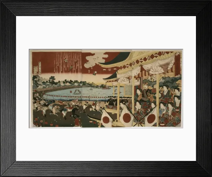 Framed Print : Horse race in Ueno Park Framed Print : Horse race in Ueno Park