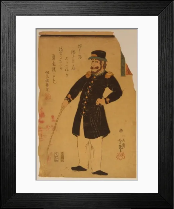 Framed Print : People of the barbarian nations - Americans Framed Print : People of the barbarian nations - Americans